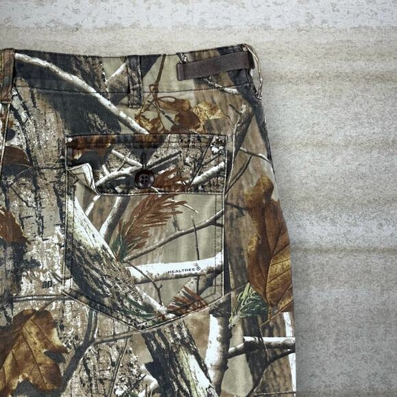 Vintage 90s Realtree Tactical Pants 40x30 Baggy Wide Leg Hunting Camo Cargos - Picture 3 of 7